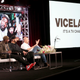 Desus Nice, The Kid Mero, and executive producer Erik Rydholm of Desus & Mero. (Photo by Frederick M. Brown/Getty Images)